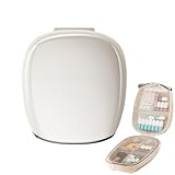 Pil Organizer - Portable Daily Pill Container für Vitamine Ergänzungen Tabletten Medikamente, kompaktes Gehäuse | Reiseaufbewahrungsbox für Erwachsene Senioren älteres Fitnessstudio Workout