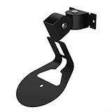 Alanmoship Verstellbare Wandhalterung für Sonos Smart Lautsprecher, 90 ° vertikal und 180 ° horizontal drehbar, stabiler Kunststoff und Edelstahl, platzsparendes Audio-Setup (schwarz)