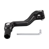 GOOFIT schwarz Aluminiumlegierung Schalthebel Schalthebel Pedal Falten Schalthebel Ersatz für Cb250 Motocross Bike ATV Dirt PitBike
