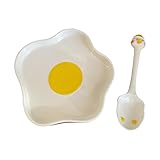 MAGICLULU 1 Satz handbemalte Keramikplatte Snackschalen Schmucktablett geteiltes Serviertablett mit Deckel keramik geschirr keramikgeschirr dekorative Speiseteller Mehrzweck-Speiseteller
