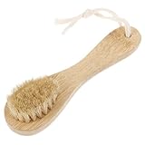 Vaguelly Gesichtsreinigungsbürste aus Schweineborsten Handlich Geformt für Tiefenwirksame Porenreinigung Sanftes Peeling und Hautmassage Geeignet für Empfindliche und Trockene Haut