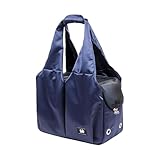 Pet Sling Carrier Schulter-Tragetasche, bequem, freihändiges Design, kleine Hunde, Katzen, weiche Haustiere für Reisen, verstellbare Leine mit Sicherheitsfunktionen