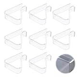 8 Stück Tischdeckenklammern,Transparent Tischklammern,Outdoor Tischtuchklammern,Kunststoff Tischdecken Klammern,Geeignet für Picknicks,Partys,Hochzeiten,Abendessen zum Befestigen von Tischdecken.