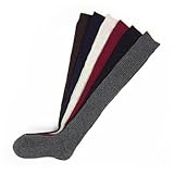 Beaupretty Warme Wolle Oberschenkelhohe Strümpfe Verdickte Overknee Strümpfe für Winter in Beige