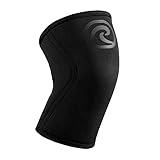 Rehband Kniebandage Kraftsport, Kniestütze für Cross Fit & schweres Training, Knee Sleeve aus 5 mm Neopren, in vielen Farben & Größen, Unisex