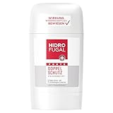 Hidrofugal FORTE DOPPEL SCHUTZ Stick, starker Antitranspirant Schutz gegen stress- und hitzebedingtes Schwitzen, Deodorant ohne Ethylalkohol mit frischem Duft (50 ml)