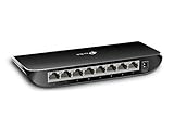 TP-Link TL-SG1008D 8-Port-Gigabit-Desktop-Switch, Plug und Play, Energieeinsparung bis zu 80 Prozent, Flusskontrolle, Kunststoffgehäuse