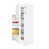 Exquisit Gefrierschrank NoFrost, Tiefkühlschrank groß, 161 Liter, Schnellgefrieren, Alarm-Funktion, GS5231-NF-H-040C weiss