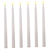 Mikikit LED Flameless Kerzen Batteriebetriebene Tischkerzen Für Festliche Dekoration Ideal Für Hochzeiten Partys Und Feiertage Warmweißes Licht Sicher Und Wiederverwendbar