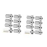 OUNONA 2 Sätze 2 Sets Edelstahl Haken Duschhaken Handtuchhalter Für Badezimmer Wand Handtuchhaken Wandhaken Badezimmer Handtuchhalter Badezimmer Haken Für Handtücher 8 Stück * 2
