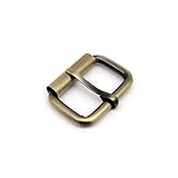 EXKURPOO gürtelschnalle 5 stücke Verdickt Leder Handtasche Rucksack Schuh Strap Gürtel Hundehalsband Kette Rechteck Ring Einstellen Roller Pin Schnalle(Brush antique brass,Inner wide 20mm)
