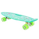 Longboard-, Mini-Cruiser-Hand- mit Blinkenden Rädern für Jugendliche, Anfänger