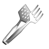 Küchenzange Für Lebensmittel - Edelstahl Servierzange - Hitzebeständig & Ergonomisch, Vielseitige Grillzange Zum Braten, Servieren Und Buffet Mit Spitzenfesten Griffen