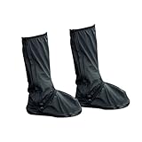 Gatuida wasserdichte Überschuhe aus Langlebigem PVC rutschfeste Schuhüberzieher für Herren und Damen Wiederverwendbare Schutzabdeckungen für Outdoor Radfahren und Regnerische Tage XL