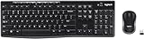 Logitech MK270 Combo Tastatur und kabellose Maus kabellosem Nano-Empfänger (QWERTZ- Deutsches Tastaturlayout) schwarz