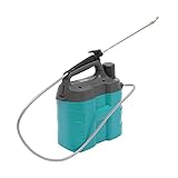 8 Liter Elektrischer Drucksprüher, Pflanzensprüher Akku Gartenspritze mit Teleskopstab, Einstellbare Wasserabgabemuster, Verstellbare Schultergurt, für Garten, Rasen