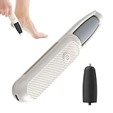 Elektrischer Hornhautentferner, wiederaufladbares Fuß-Pediküre-Gerät, tragbare professionelle Hornhautfeile, effektives Reinigungswerkzeug für Zuhause, für Weichheit, gesunde Haut, 7,5 x 1,37 Zoll