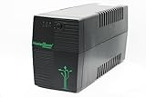 Master Power USV, Unterbrechungsfreie Stromversorgung, UPS 900 VA, konstante Ausgangsspannung 480 W, 2 Schuko-Steckdosen
