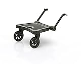 Set ABC Design Trittbrett Kiddie Ride On 2 mit Stoffwindel von Kinderhaus Blaubär | Mitfahrbrett universal passend | Rollbrett für Kinderwagen Buggy bis 20 kg, Größe:Trittbrett