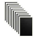 Kliplinc Markierungspapier f¨¹r Lasergravur, 10 St¨¹ck, Farblaserpapier f¨¹r Lasergravierer, 15,4 X 10,6, Schwarz, f¨¹r Metall, Glas, Keramik, Langlebig, Einfach zu Verwenden