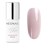 NEONAIL UV Nagellack - Base Coat Gel UV - Modeling Cover Base Protein Sand Nude 7,2 ml - Unterlack Für Nägel Lack Gel