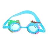 CLISPEED Schwimmbrille Verstellbar Fog Octopus Design Silikon PC Material UV Schutz Komfortable Schwimmbrille für Jungen und Mädchen Lake