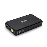 Shanqiu Mini UPS Unterbrechungsfreie Stromversorgung für Router, Modem, Überwachungskamera mit Eingebaut Batterie 10000mAh Eingang USB/DC Ausgang 5V USB 5V 9V 12V 2A DC