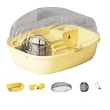 Gvvsjgdbis Hamsterkäfig Laufen Roller Skating Spielzeug Transparent Schloss Geeignet Mäuse Hamster Meerschweinchen Kleintiere Zubehör B