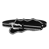 LUOFENG Übergroße Schnalle, Taillengürtel, Punk, breite Kette, strapazierfähig, Grunge-Schnalle, moderner Bund, Taillenkette, Nietengürtel