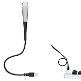 KARELLS USB Lampe,USB Licht,Dimmbare USB-Lampe,usb Leselampe,3 Stufig Einstellbare Helligkeit,LED Nachtlicht,Mini-USB-Licht für Laptop,14 LED Perle,Touch-Schalter,Schwarz