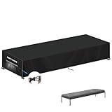 SIMPHAUS Abdeckung Gartenliege Abdeckhauben für Liegen Wasserdicht Sonnenliege Abdeckung Outdoor Abdeckung für Deckchair Liegestuhl Abdeckung Winddicht,UV-Beständig 420D Oxford Gewebe 220x80x40cm