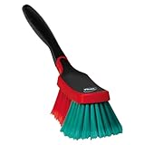 Vikan 525252 Multibürste/Felgenbürste, 310 mm x 290 mm, Weiche gesplisste Borsten, Schwarz – Premium-Bürste zur Felgenreinigung
