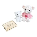 Generico Bär in einer Box – entzückende Puppe mit Postkarte | Emotionales Stützspielzeug und Dekoration für zu Hause, für Partys, Hochzeiten, Jubiläen und Abschlussfeiern