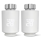 Smarte Heizkörperthermostat, Thermostat Heizung, Steuerung per Smart Life/Tuya Smart, Programmierbar Heizungsthermostat Tuya Heizkörper, Kompatibel Alexa und Google Assistant (2)