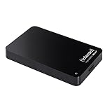 Intenso 6021480 Memory Play Portable Hard Drive 2TB, tragbare externe TV-Festplatte - 2,5 Zoll, 5400 U/min, 8MB Cache, USB 3 inkl. TV-Halterung, schwarz
