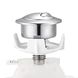 Spülkasten Taste | Wasserdichter Spülkastendrucktaster Aufsatz - Zweiflush Teile Für Wartung Reparatur Sanitär Hausbesitzer Mieter Wohnung Bewohner Installateur Badezimmer Zuhause