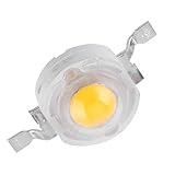 Irishom 50 Stück SMD 1 W Hochleistungs-LED-Lampenperlen, Kühl, Warm, weiß, Chip, Flutlicht, Scheinwerfer, Neu (Warmes Weiß)