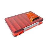 Doppelseitige Angelköder-Tragetasche, groß, transparent, Aufbewahrungsbox für Angelköder, Tackle-Organizer, Werkzeugbox, doppelseitiger Köderkoffer