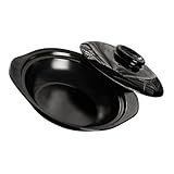 OFFSCH Claypot Reisauflauf Chinesischer Kochtopf Terrakotta-auflauf Terrakotta-topf Herd Kochtopf Steintopf Aus Keramik Chinesischer Steintopf Chinesisches Kochgeschirr Black Ton