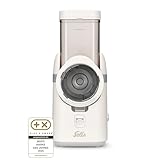 Solis Multi Slicer 5-in-1 Küchenhelfer, mit 5 Schneideeinsätzen für Julienne, Scheiben, Raspel, Reiben & Riffeln – kompakter Zerkleinerer mit Klicksystem, spülmaschinengeeignet & platzsparend