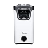 STARCREST Popcorn-Maker Popcornmaschine für Zuhause, Heimkino Popcornautomat, mini Popcorn Maschine perfekt zum Filme gucken, Popcornmacher mit Messbecher zur Portionierung, Weiß