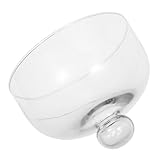 MAGICLULU Glas Mikrowellen-abdeckhaube Hitzebeständiger Spritzschutz mit Dampfabzug für Teller Schalen Transparente Lebensmittelhaube für Sauberes Erwärmen im Ofen