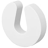 LeBone Premium Klemmschutz für Türen - 6 Stück Weiß - 2,3cm Ultra-Stark - Extra-Breit - Schaumstoff Türstopper als Kindersicherung und Fingerklemmschutz für Babys und Kinder