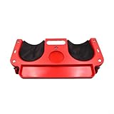 Gettimore Wagenwartungs-Knieschoner, PE-Reparatur, Schiebe-Kniepolster mit gepolstertem Schutz und leichtem Gleiten (rot)