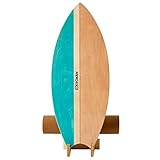 XCMAN Surf Balance Board Trainer mit Rolle, Halbkugel und Balance Ball, Stabilitätstrainer für Erwachsene und Kinder, Balance-Board zum Surfen, Snowboarden, Hockey, Yoga-Training