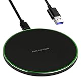 20W Kabelloses Ladegerät, Schnelles Induktives Qi Ladegerät für 16/15/14/13/12/11 Pro, S24/S23/S22/S21, Induktive Ladestation