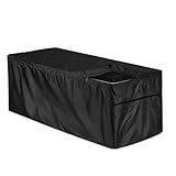 Auflagenbox Kissenbox Abdeckung Wasserdicht Outdoor, Abdeckung für Aufbewahrungsboxen, 210D Oxford Gewebe Anti-UV Winddichte Staubdichte Gartenmöbel Gartenbox Aufbewahrungsboxen Schutzhülle