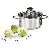 Krüger 2214GL Bratentopf Saturn, 14 cm, Edelstahl
