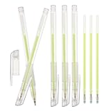 SOIMISS Hautmarker Stift Fluoreszierend Grün mit 3 Nachfüllminen Präziser Microblading Augenbrauen Stift für Mapping und Beauty Tattoo Nachfüllbar für Anfänger und Profis