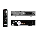 Humax Digital Eco II HD+ Satelliten-Receiver, DVB-S2 (HDTV, USB, geringer Stromverbrauch, HDMI und SCART) inkl. HD+ Karte für 6 Monate, schwarz